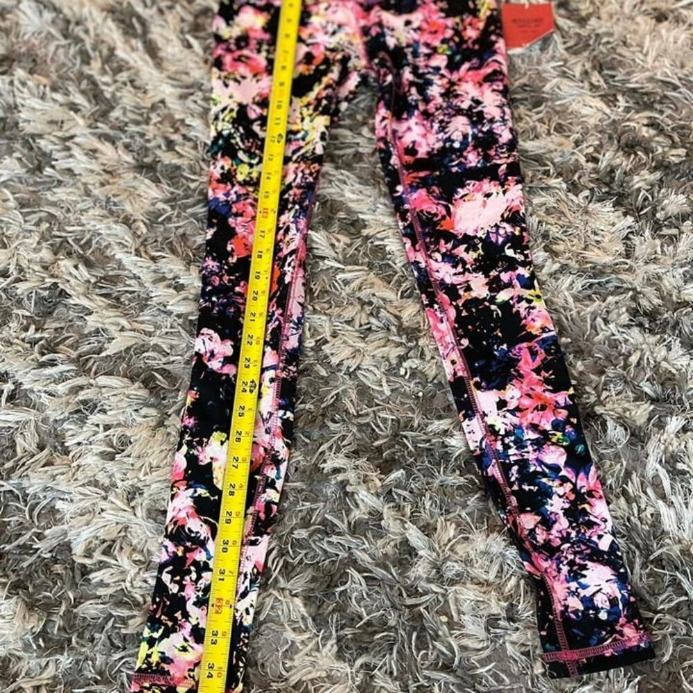 NWT Multi-Colored Paint Splatter Design Leggings XS - Picture 6 of 7